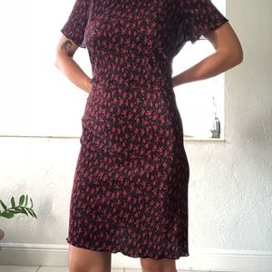 Vintage 1990s floral  dress M/L Christy dawn